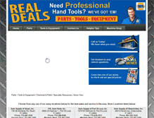 Tablet Screenshot of napa-parts.com